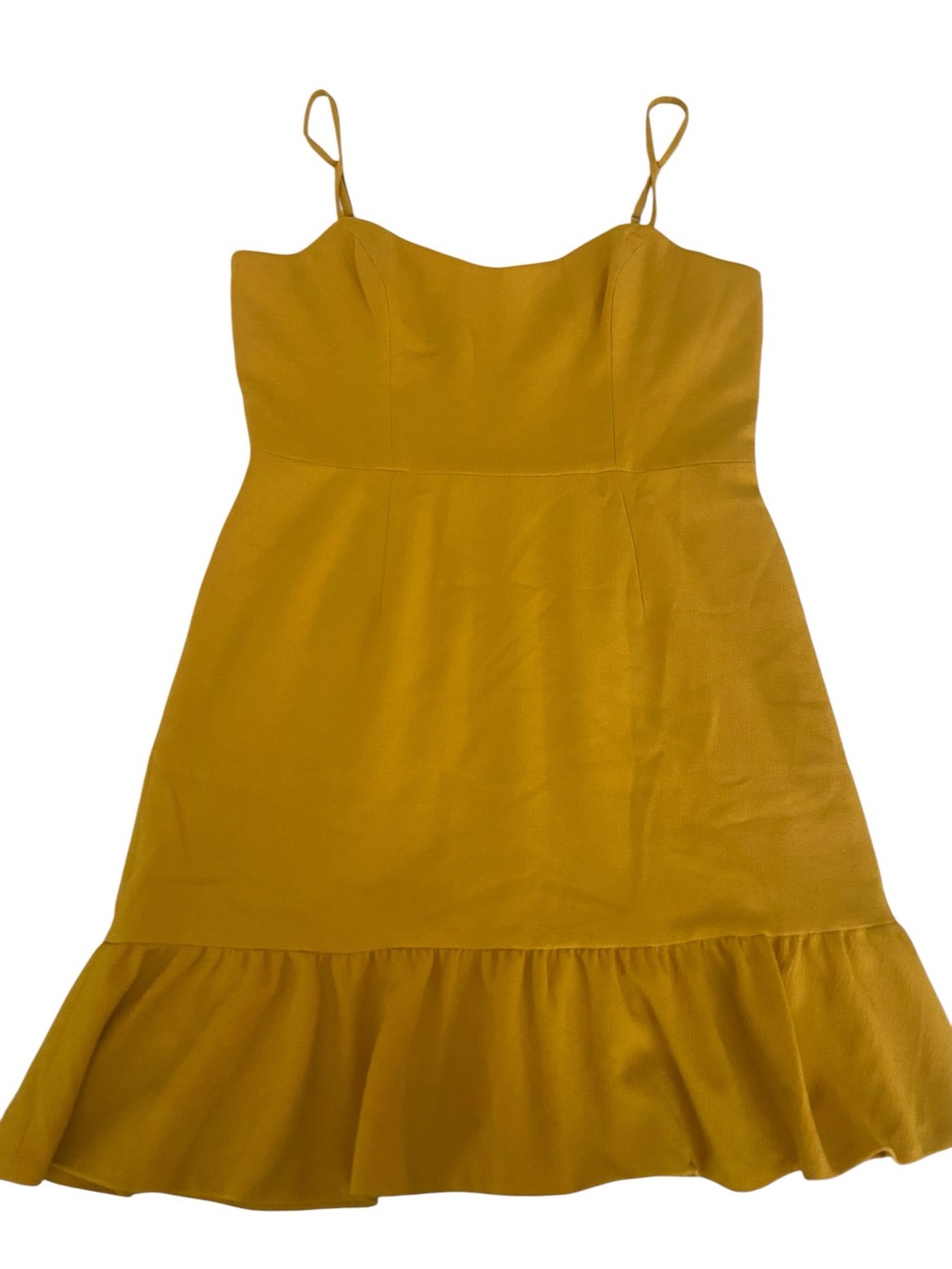 DRESS THE POPULATION YELLOW DRESS SIZE LARGE